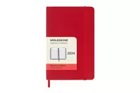 Een Moleskine 2024 12M Daily Softcover Pocket Scarlet Red koop je bij Moleskine.nl