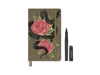 Een Moleskine Snake Roses Ruled Hardcover Large Notebook + Kaweco Ballpoint Pen Gift Set koop je bij Moleskine.nl