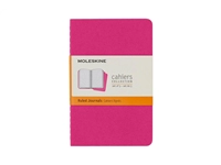 Een Moleskine Cahier Journals Ruled Pocket Kinetic Pink (set of 3) koop je bij Moleskine.nl