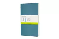 Een Moleskine Cahier Plain Notebook Large Brisk Blue koop je bij Moleskine.nl