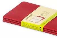 Een Moleskine Cahier Plain Notebook Pocket Cranberry Red koop je bij Moleskine.nl