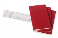 Een Moleskine Cahier Ruled Notebook Large Cranberry Red koop je bij Moleskine.nl