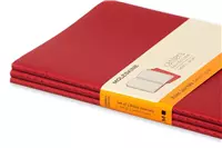 Een Moleskine Cahier Ruled Notebook Large Cranberry Red koop je bij Moleskine.nl