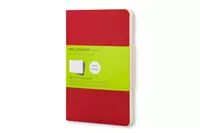 Een Moleskine Cahier Plain Notebook Large Cranberry Red koop je bij Moleskine.nl