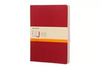 Een Moleskine Cahier Ruled Notebook XL Cranberry Red koop je bij Moleskine.nl