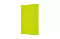 Een Moleskine Ruled Hard Cover Notebook Large Lemon Green koop je bij Moleskine.nl