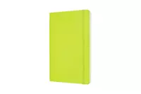 Een Moleskine Ruled Soft Cover Notebook Large Lemon Green koop je bij Moleskine.nl