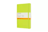 Een Moleskine Ruled Soft Cover Notebook Large Lemon Green koop je bij Moleskine.nl