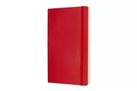 Een Moleskine Ruled Soft Cover Notebook Large Scarlet Red koop je bij Moleskine.nl