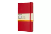 Een Moleskine Ruled Soft Cover Notebook Large Scarlet Red koop je bij Moleskine.nl