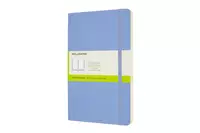 Een Moleskine Plain Soft Cover Notebook Large Hydrangea Blue koop je bij Moleskine.nl