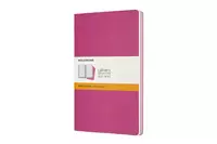 Een Moleskine Cahiers Journals Ruled Large Kinetic Pink (set of 3) koop je bij Moleskine.nl