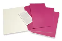 Een Moleskine Cahier Journals Plain XL Kinetic Pink (set of 3) koop je bij Moleskine.nl