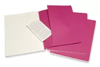 Een Moleskine Cahier Journals Ruled XL Kinetic Pink (set of 3) koop je bij Moleskine.nl