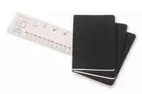 Een Moleskine Cahiers Journals Squared Pocket Black (set of 3) koop je bij Moleskine.nl