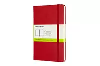 Een Moleskine Classic Plain Hardcover Notebook Medium Red koop je bij Moleskine.nl