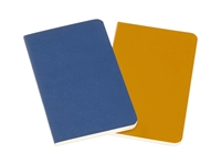 Een Moleskine Volant Journals Set of 2 Plain XS Forget-Me-Not Blue / Amber Yellow koop je bij Moleskine.nl