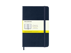 Een Moleskine Classic Squared Hardcover Notebook Medium Sapphire Blue koop je bij Moleskine.nl