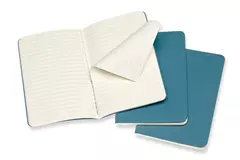 Een Moleskine Cahier Ruled Notebook Pocket Brisk Blue koop je bij Moleskine.nl