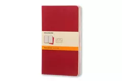 Een Moleskine Cahier Ruled Notebook Large Cranberry Red koop je bij Moleskine.nl