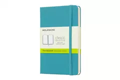 Een Moleskine Plain Hard Cover Notebook Pocket Reef Blue koop je bij Moleskine.nl