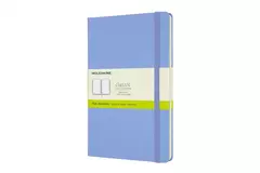 Een Moleskine Plain Hard Cover Notebook Large Hydrangea Blue koop je bij Moleskine.nl