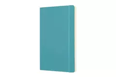 Een Moleskine Ruled Soft Cover Notebook Large Reef Blue koop je bij Moleskine.nl