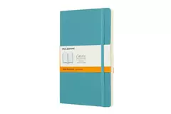 Een Moleskine Ruled Soft Cover Notebook Large Reef Blue koop je bij Moleskine.nl