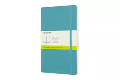 Een Moleskine Plain Soft Cover Notebook Large Reef Blue koop je bij Moleskine.nl