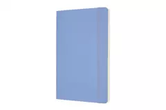 Een Moleskine Plain Soft Cover Notebook Large Hydrangea Blue koop je bij Moleskine.nl