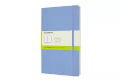 Een Moleskine Plain Soft Cover Notebook Large Hydrangea Blue koop je bij Moleskine.nl