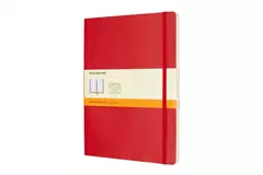 Een Moleskine Ruled Soft Cover Notebook XL Scarlet Red koop je bij Moleskine.nl