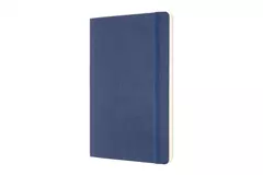 Een Moleskine Classic Leather Collection Notebook Ruled Softcover Blue koop je bij Moleskine.nl