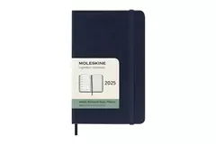 Een Moleskine 2025 12M Weekly Hardcover Pocket Sapphire Blue koop je bij Moleskine.nl