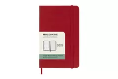 Een Moleskine 2025 12M Weekly Hardcover Pocket Scarlet Red koop je bij Moleskine.nl