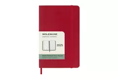 Een Moleskine 2025 12M Weekly Softcover Pocket Scarlet Red koop je bij Moleskine.nl