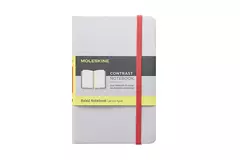 Een Moleskine Ruled Pocket Contrast Notebook Hardcover Aster Grey koop je bij Moleskine.nl