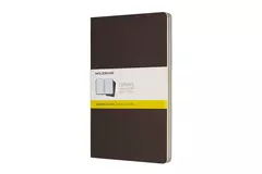 Een Moleskine Cahier Squared Notebook Large Coffee Brown koop je bij Moleskine.nl