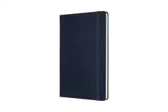 Een Moleskine Double Layout Ruled/Plain Hardcover Notebook Large Sapphire Blue koop je bij Moleskine.nl