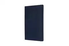 Een Moleskine Double Layout Ruled/Plain Softcover Notebook Large Sapphire Blue koop je bij Moleskine.nl