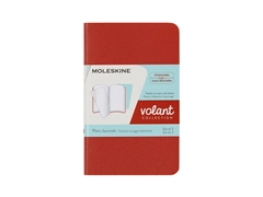 Een Moleskine Volant Journals Set of 2 Ruled XS Coral Orange/Aqua Blue koop je bij Moleskine.nl