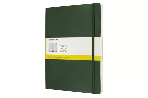 Een Moleskine Squared Softcover Notebook XL Myrtle Green koop je bij Moleskine.nl