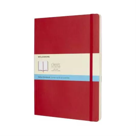 Een Moleskine Dotted Soft Cover Notebook XL Scarlet Red koop je bij Moleskine.nl