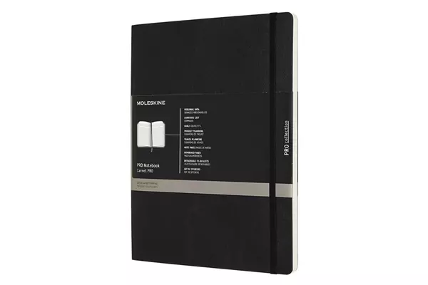 Een Moleskine Pro Collection Carnet Softcover Notebook XL Black koop je bij Moleskine.nl