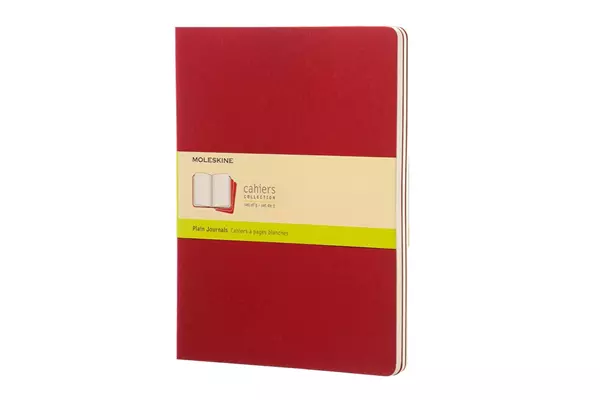 Een Moleskine Cahier Plain Notebook XL Cranberry Red koop je bij Moleskine.nl