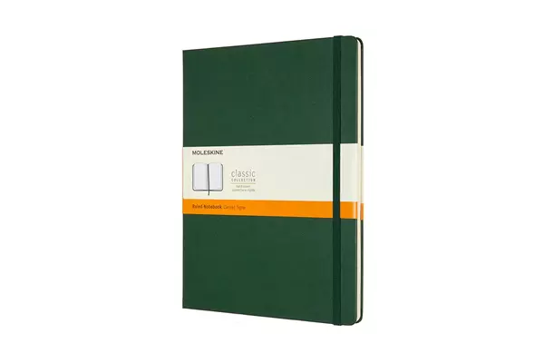 Een Moleskine Ruled Hard Cover Notebook XL Myrtle Green koop je bij Moleskine.nl