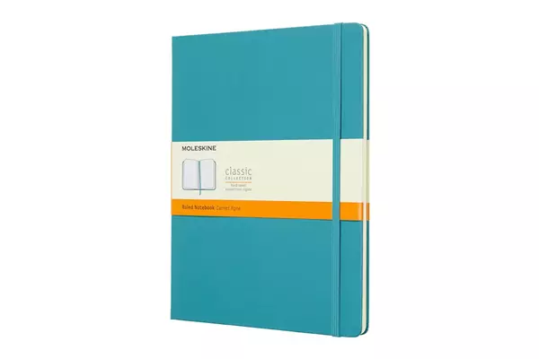 Een Moleskine Ruled Hard Cover Notebook XL Reef Blue koop je bij Moleskine.nl