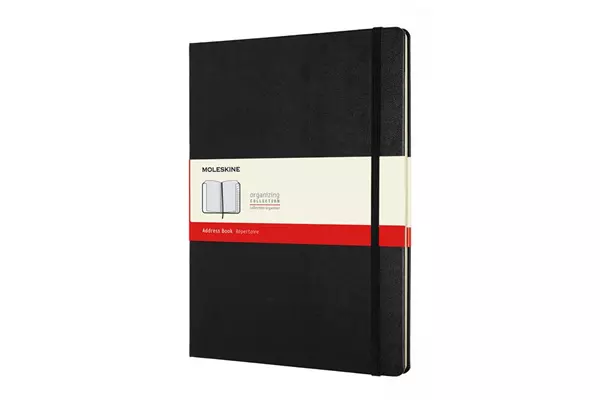 Een Moleskine Address Book XL Black koop je bij Moleskine.nl