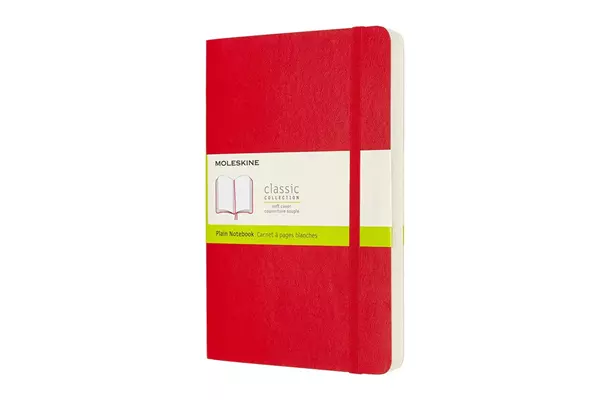 Een Moleskine Plain Soft Cover Notebook Pocket Scarlet Red koop je bij Moleskine.nl