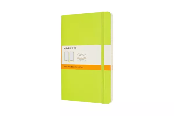 Een Moleskine Ruled Soft Cover Notebook Large Lemon Green koop je bij Moleskine.nl